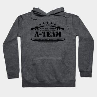 A-Team Crest (black) Hoodie